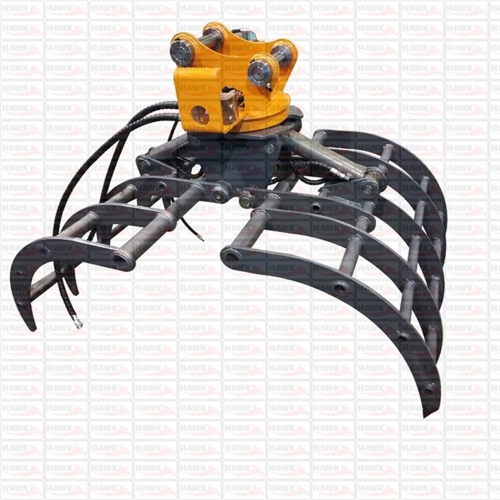 Forestry Machinery Grass Grapple Attachment